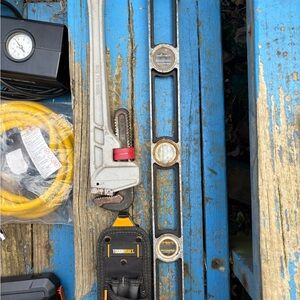 Multi-Tool Set with Red and Silver Accents